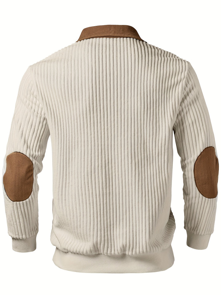 Harrison | Color-Block Quarter-Zip Pullover