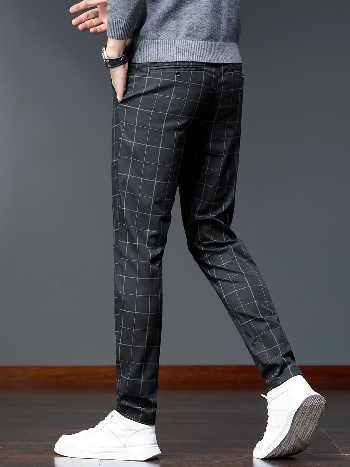 Hugh | Refined Checkered Trousers