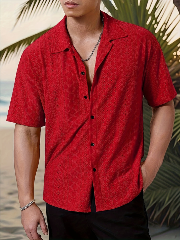 Hayes | Men's Solid Color Button-Up Shirt