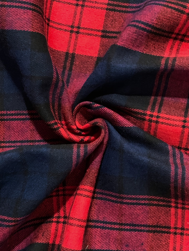 Foster | Rugged Plaid Hooded Shirt