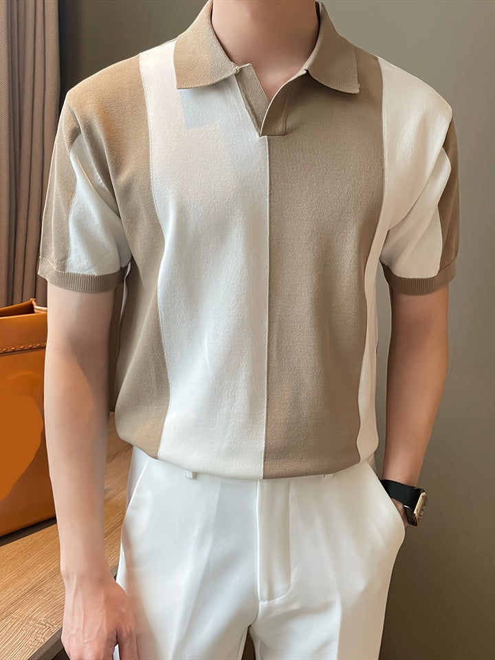 Brant | Men's Colour Block Striped Short Sleeve Shirt