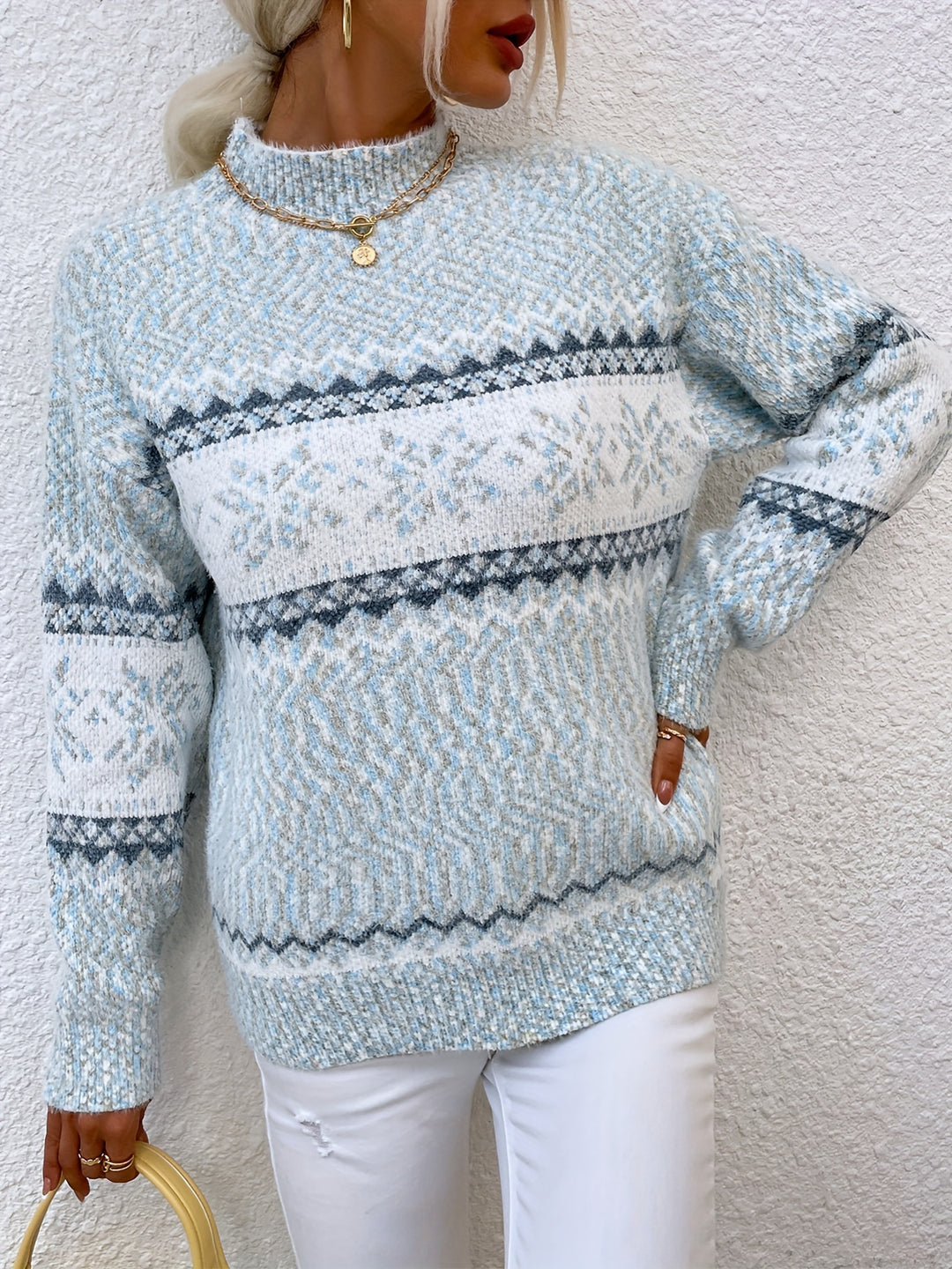 Lorelei | Snowflake Christmas Sweater