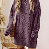 Shannon | Cozy Cable-Knit Sweater Dress