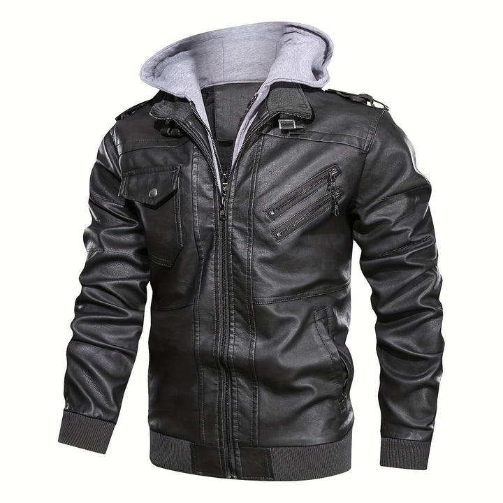 Beckett | Hooded Moto Jacket