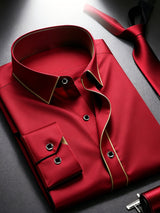 Vance | Men's Slim Fit Long Sleeve Dress Shirt