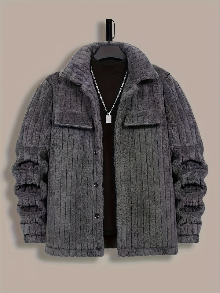 Cedric | Textured Button-Front Jacket