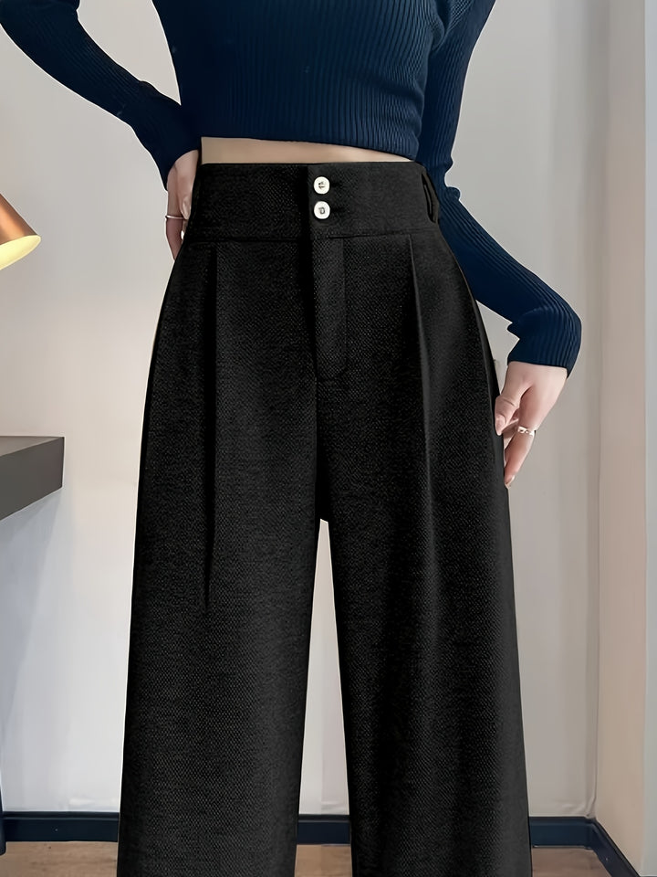 Rosanna | High-Waisted Wide-Leg Trousers
