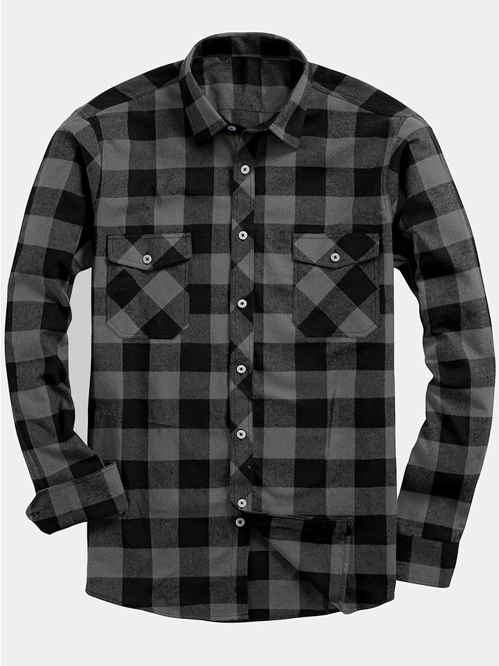 Emory | Rugged Check Button-Up Shirt