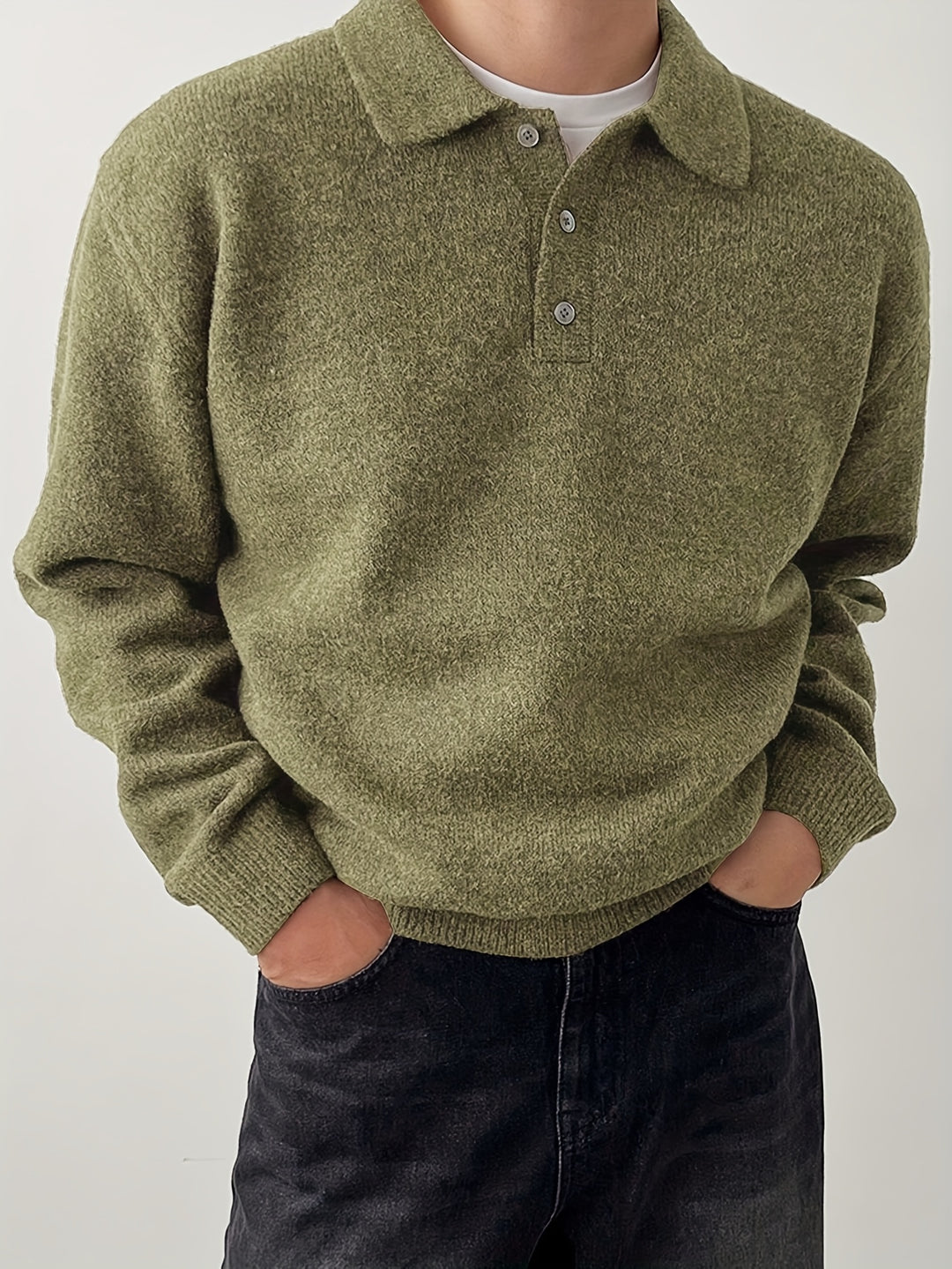 Sullivan | Refined Polo-Collar Sweater