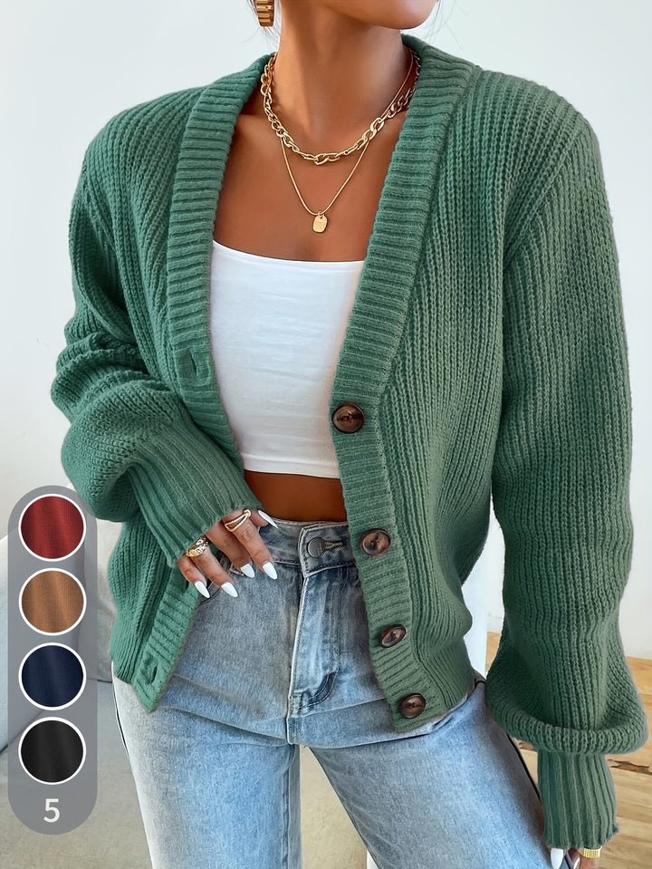 Marlowe | Chunky-Knit Button Cardigan
