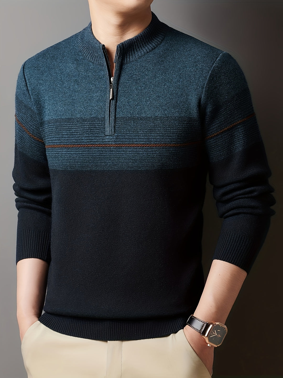 Barrett | Refined Quarter-Zip Sweater