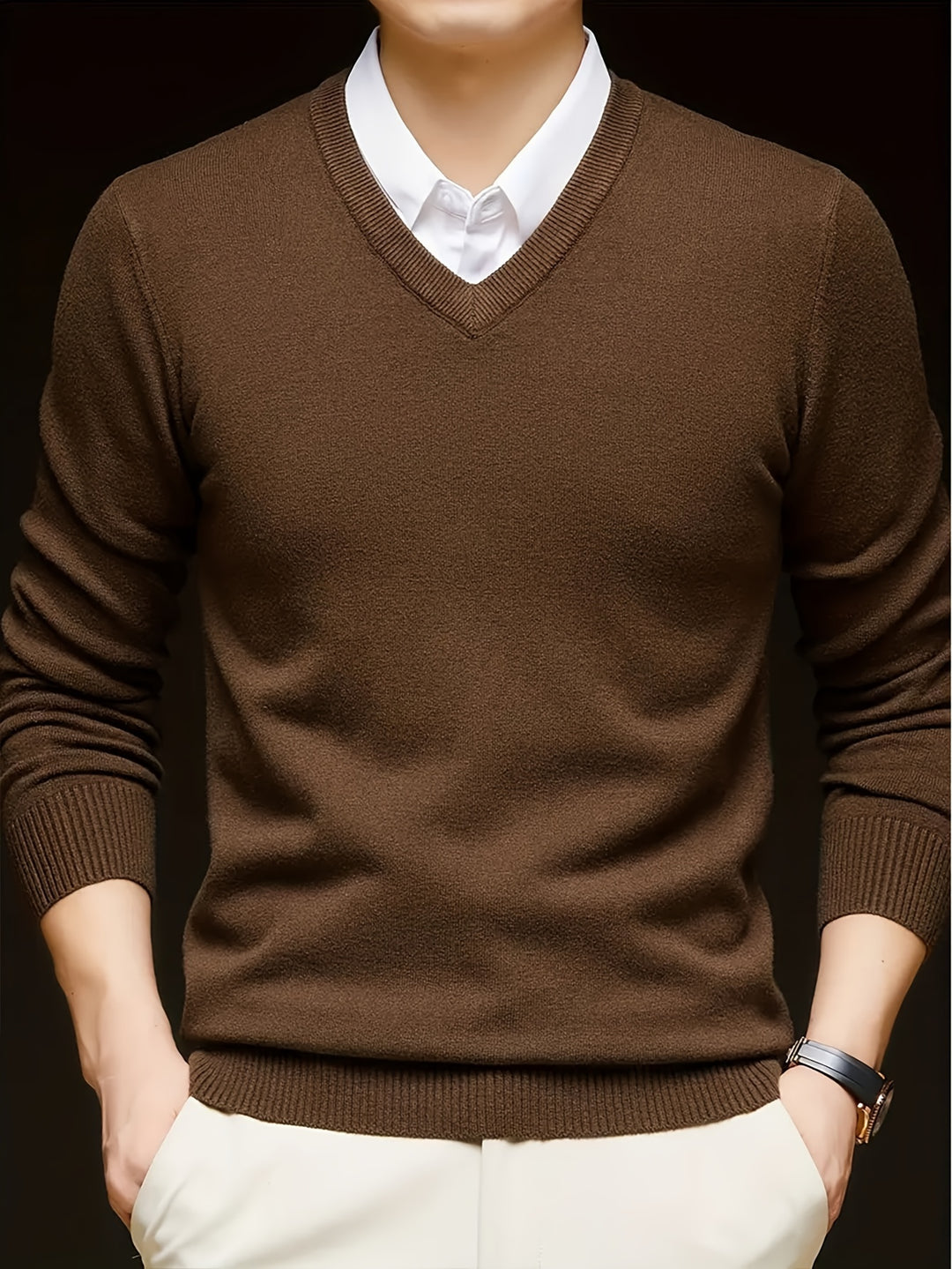 Theodore | Refined V-Neck Sweater