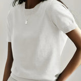 Margot | Refined Short-Sleeve Knit Top