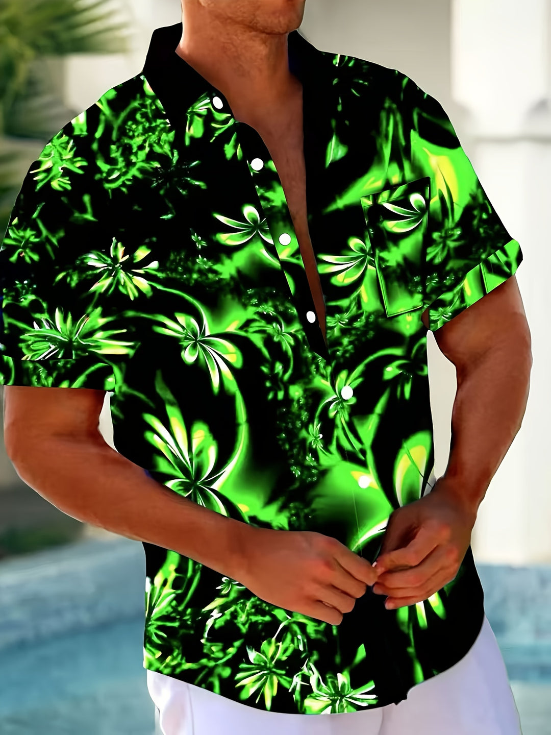 Bishop | Men's Gradient Print Short Sleeve Shirt