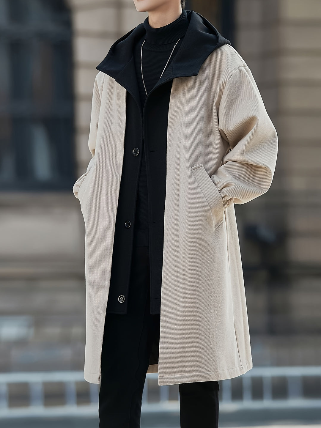 Sullivan | Layered Hooded Longline Coat