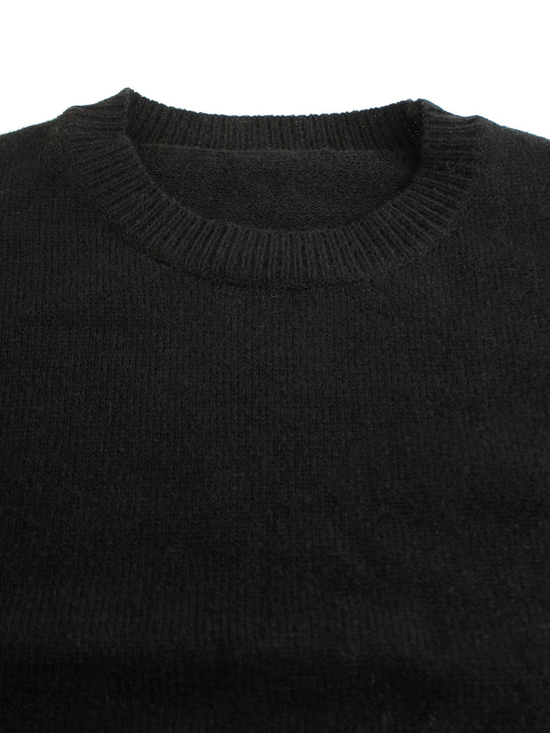 Eloise | Striped Ribbed Round Neck Sweater