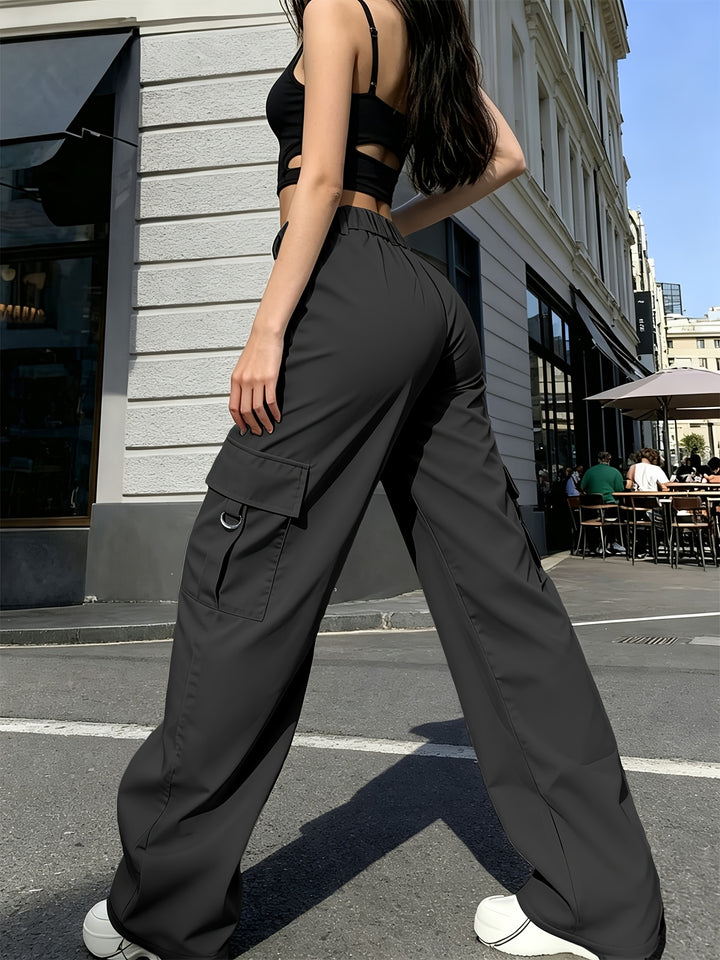 Sabine | High-Waisted Cargo Pants