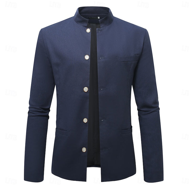Edmund | Stand-Collar Button Jacket