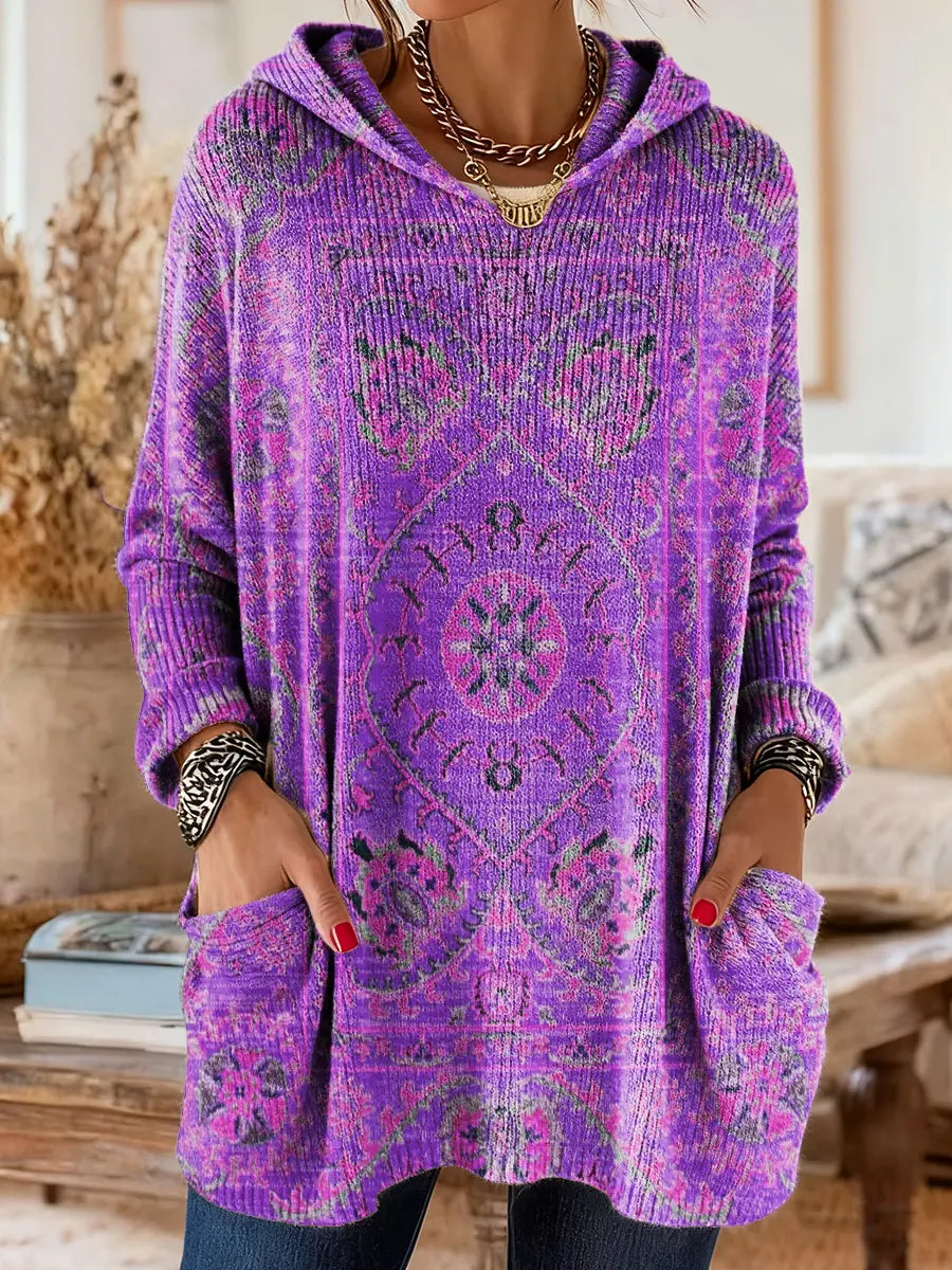 Meryl | Bohemian Hooded Tunic Hoodie