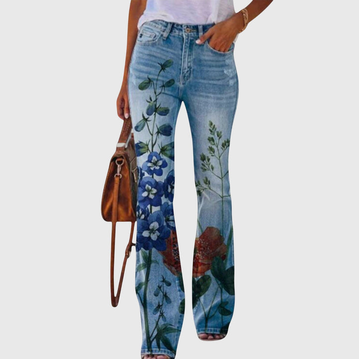 Bernice | Floral Flared Pants