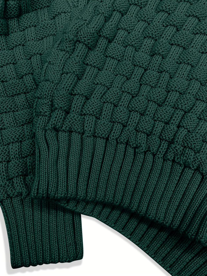 Cormac | Textured Shawl-Collar Sweater