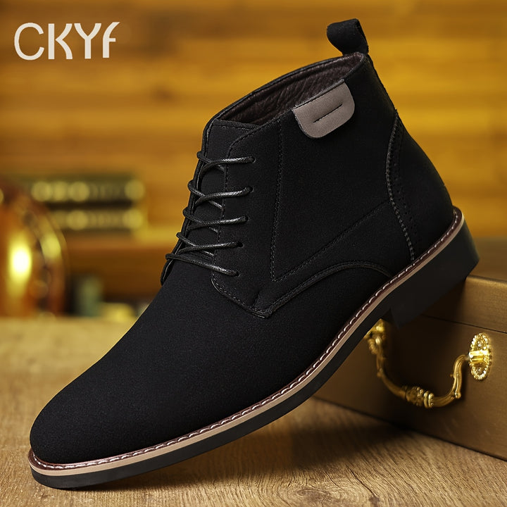 Harrington | Refined Lace-Up Ankle Boots
