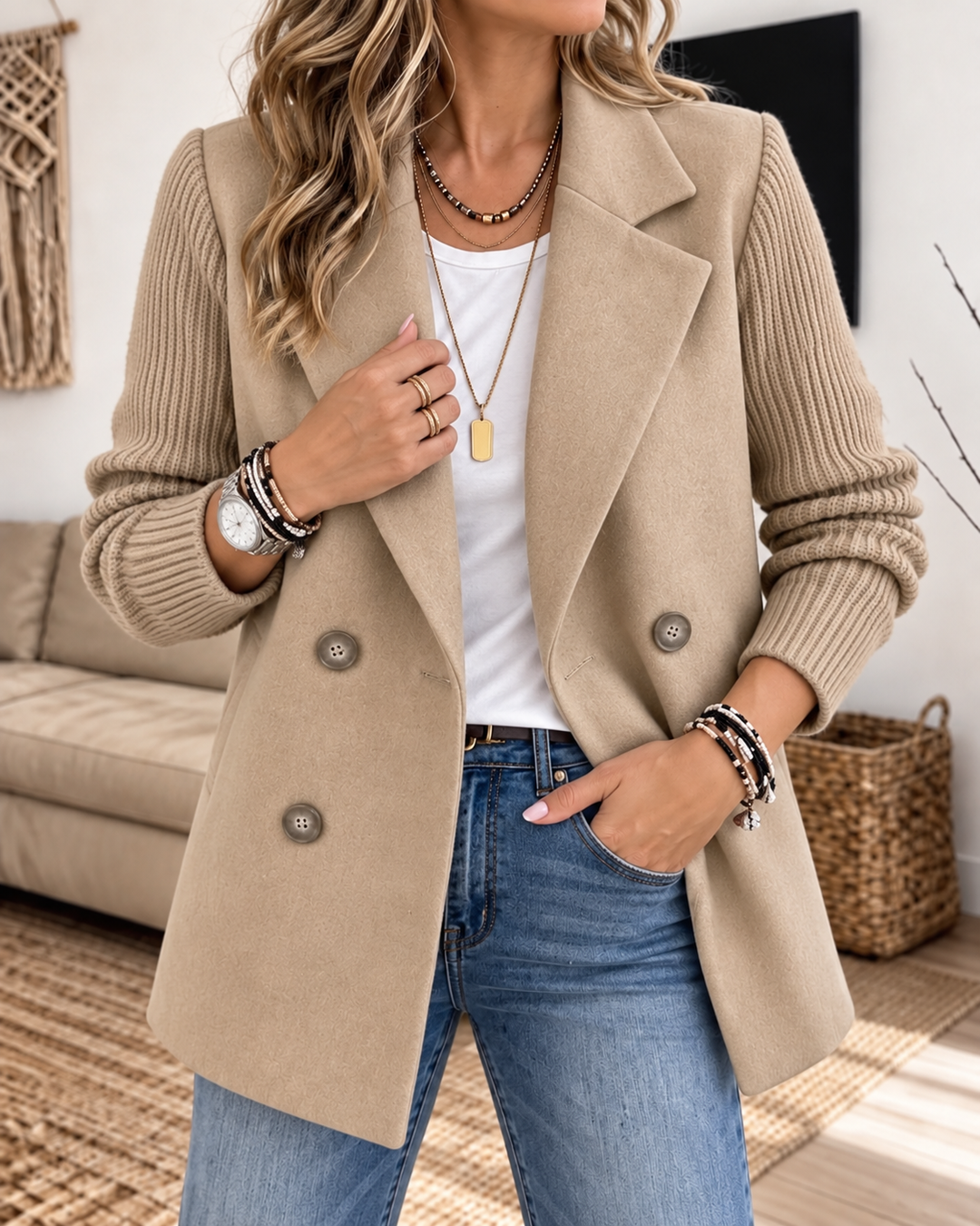 Natalie | Double-Breasted Tailored Blazer