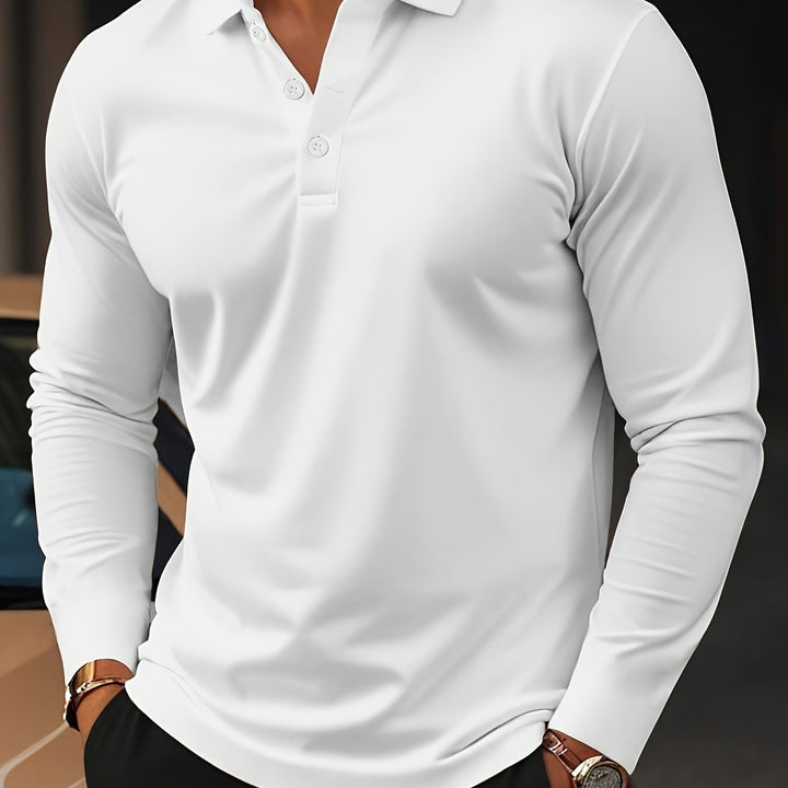 Duncan | Men's Long Sleeve Polo Shirt