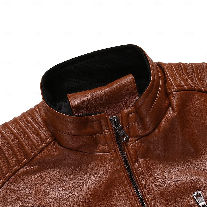 Rafferty | Classic Stand-Collar Biker Jacket