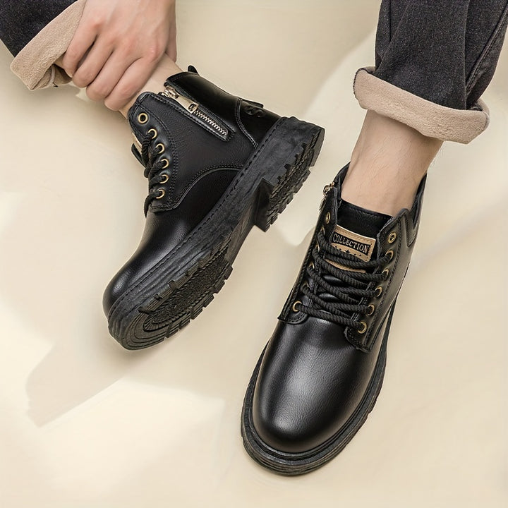 Bennet | Rugged Fleece-Lined High-Top Boots