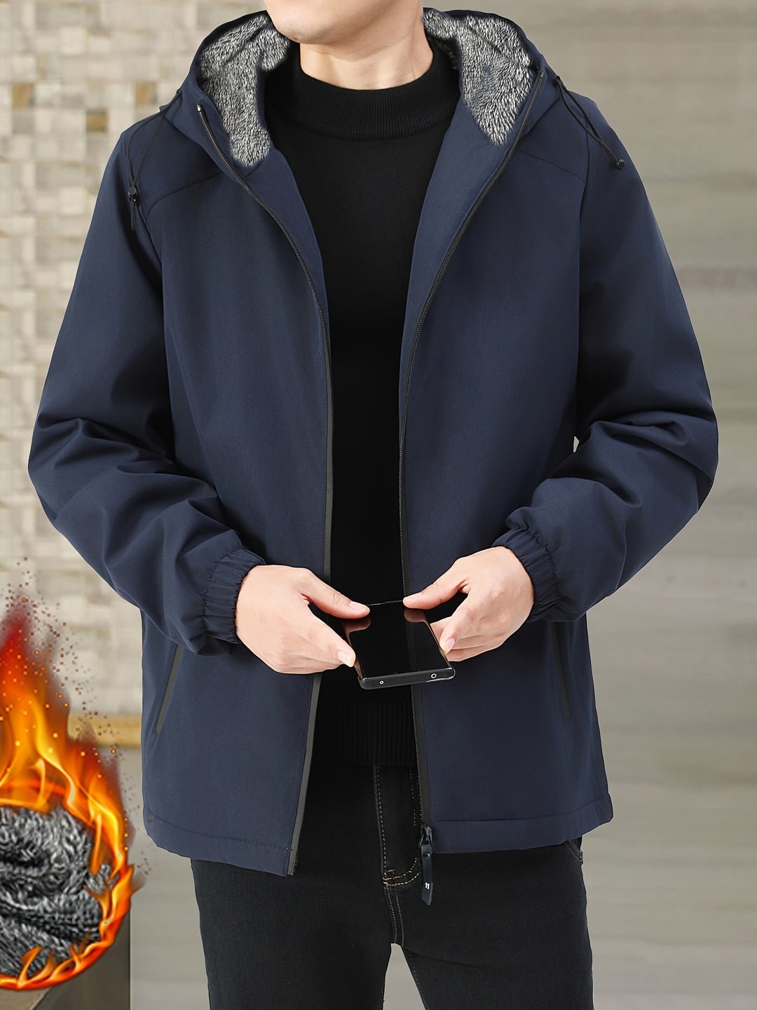 Rupert | Cozy Hooded Zip Jacket