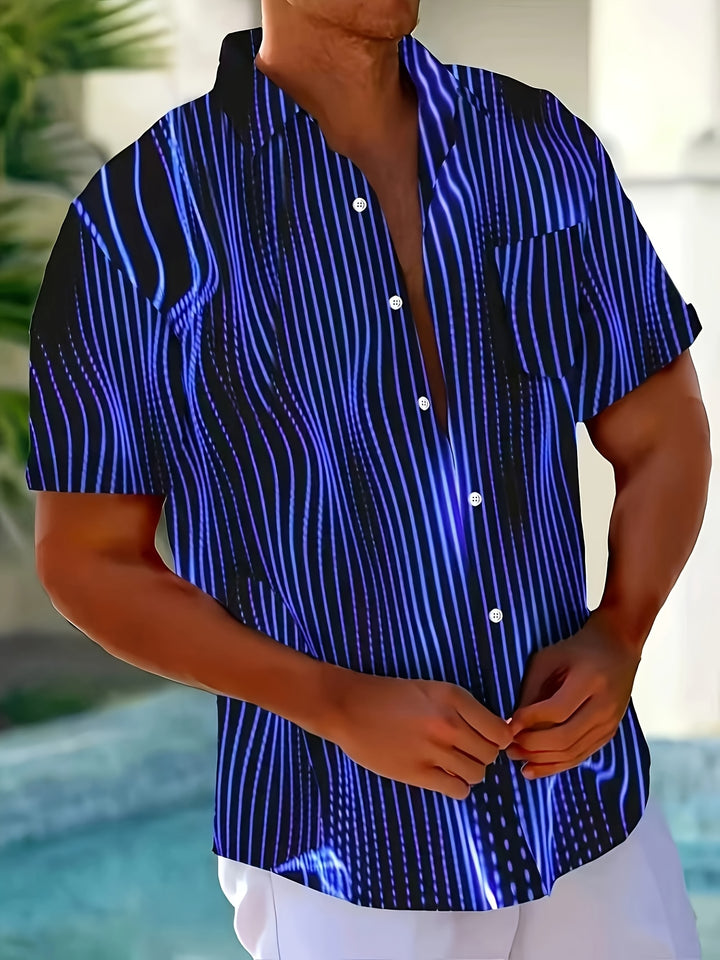 Bishop | Men's Gradient Print Short Sleeve Shirt