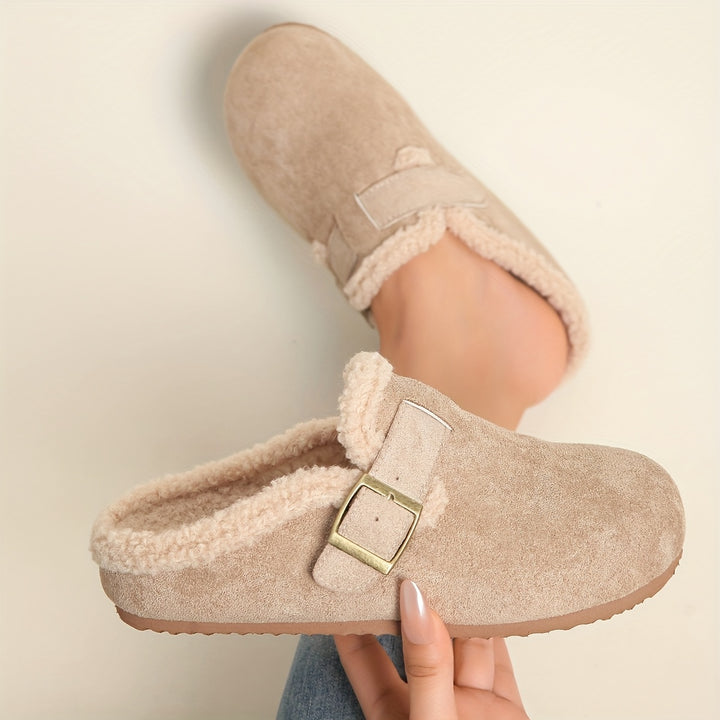 Lottie | Cozy Buckle Mules