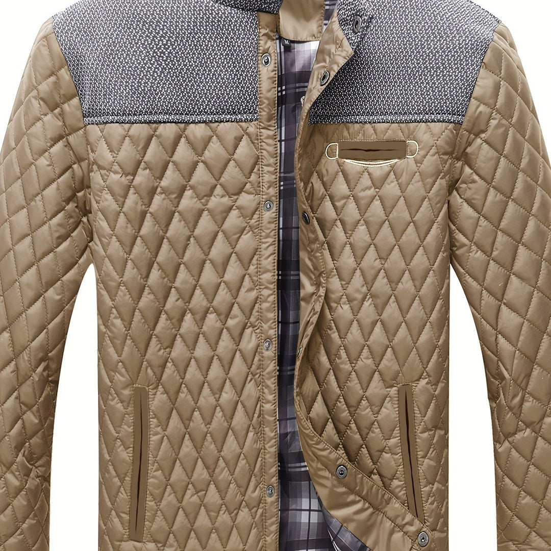Hollis | Quilted Stand-Collar Jacket