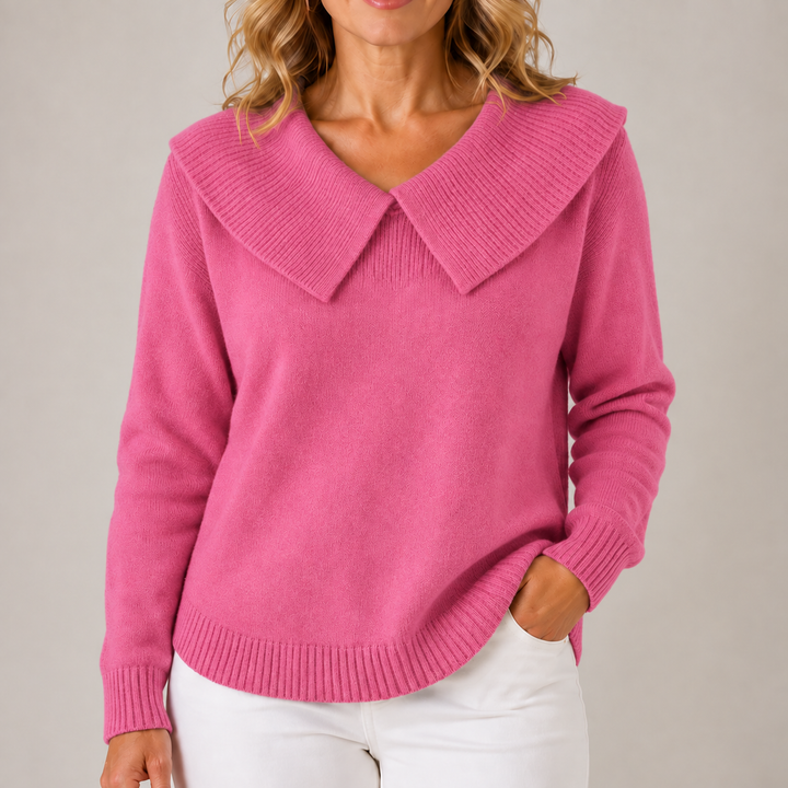 Thalia | Statement Collar Sweater