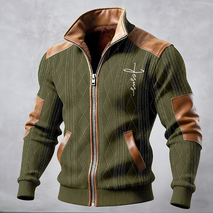 Donovan | Fleece-Lined Stand Collar Jacket