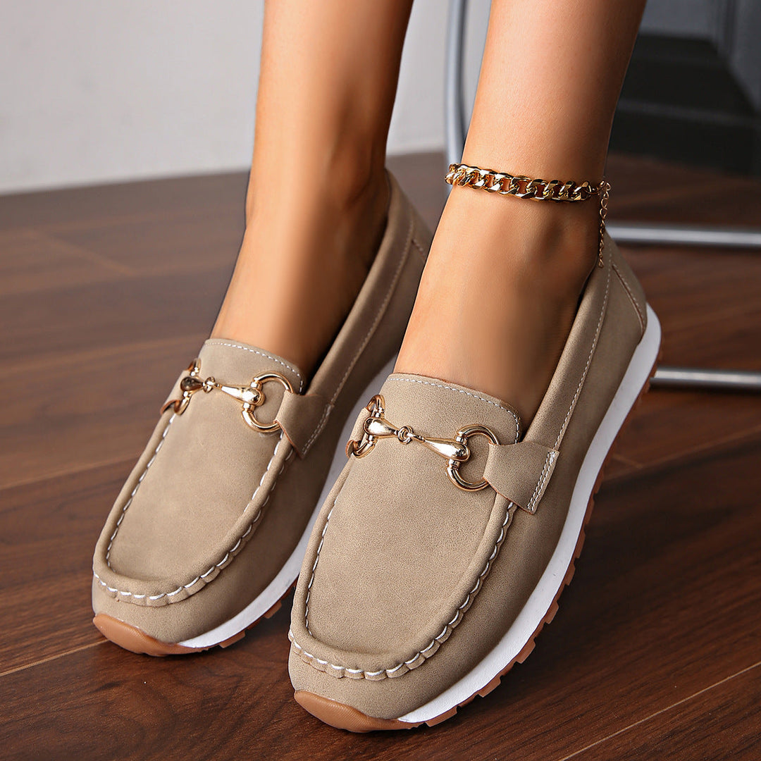 Cecily | Buckle-Detail Platform Loafers