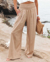 Michelle | Flowing Beach Pants with Wide Legs