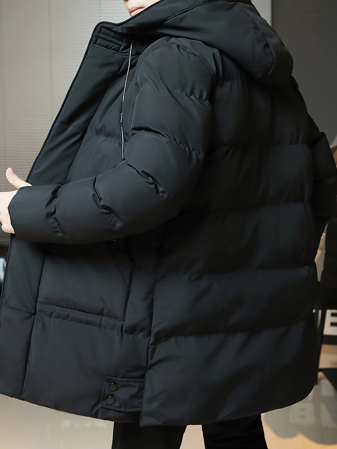 Grayson | Hooded Longline Padded Coat