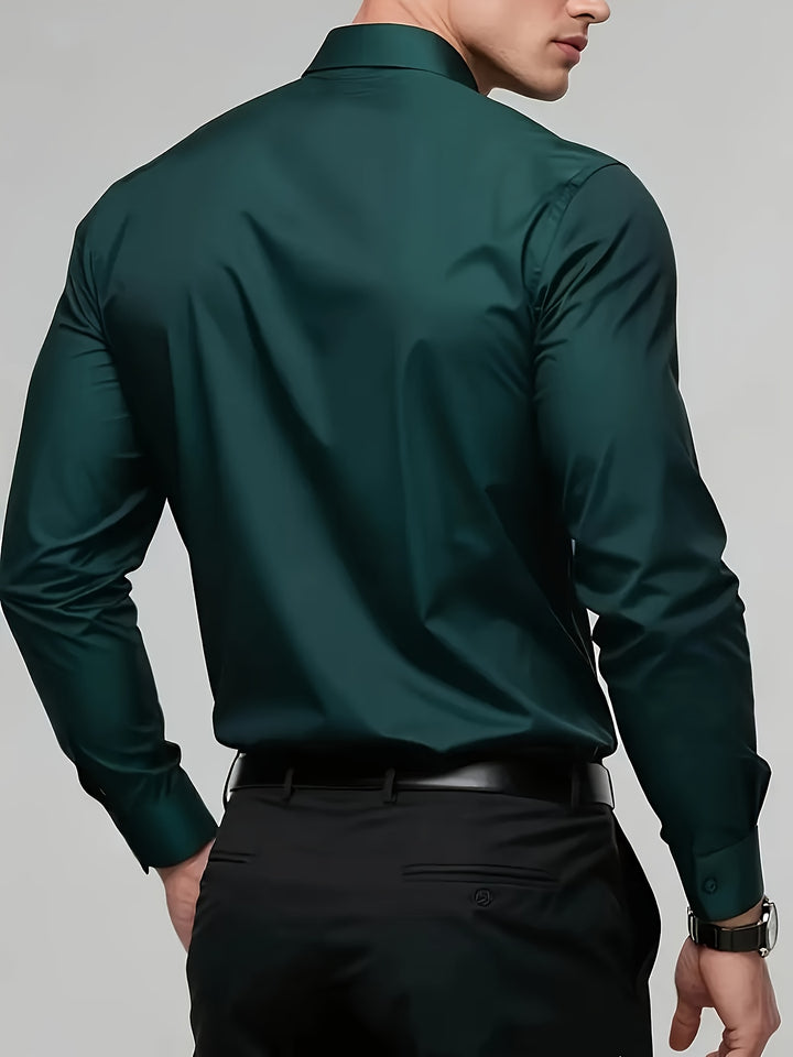 Bennett | Men's Tailored Long Sleeve Button-Up Shirt