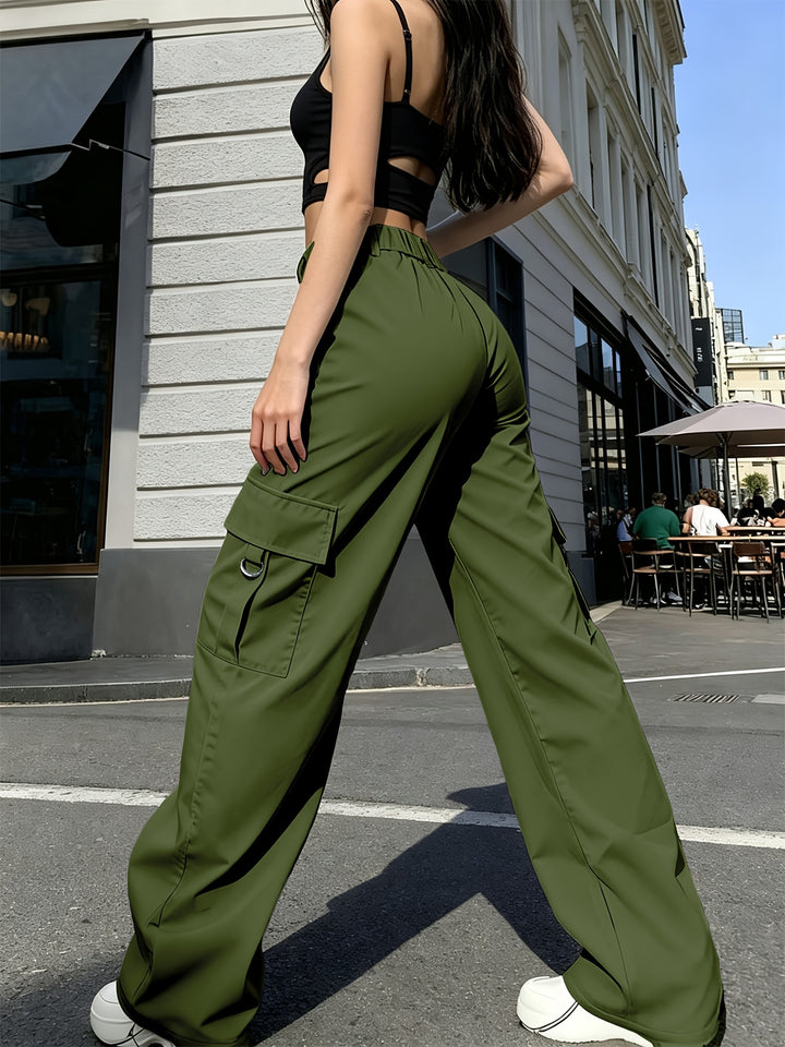 Sabine | High-Waisted Cargo Pants