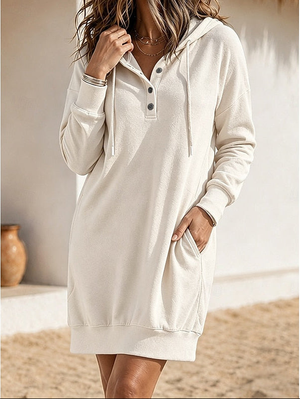 Rebecca | Relaxed Hooded Dress