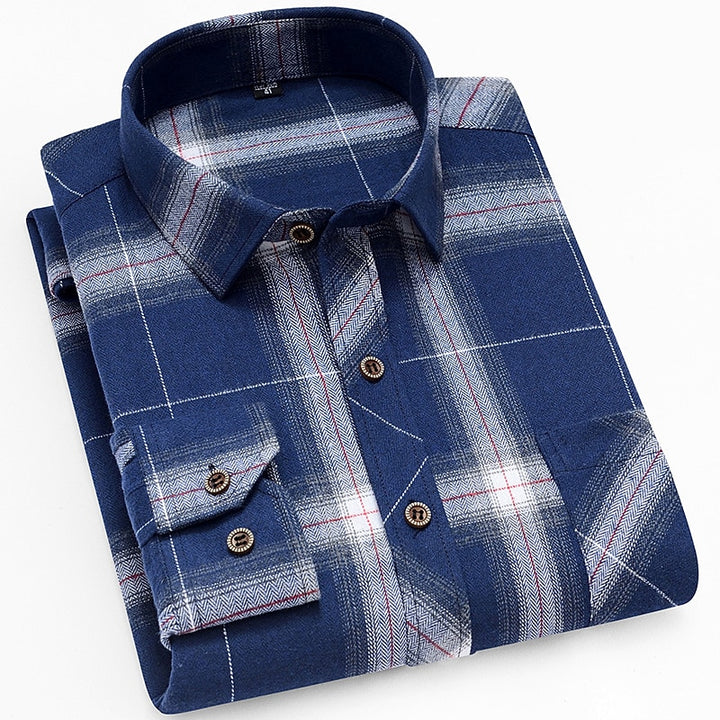 Warren | Classic Plaid Button-Up Shirt