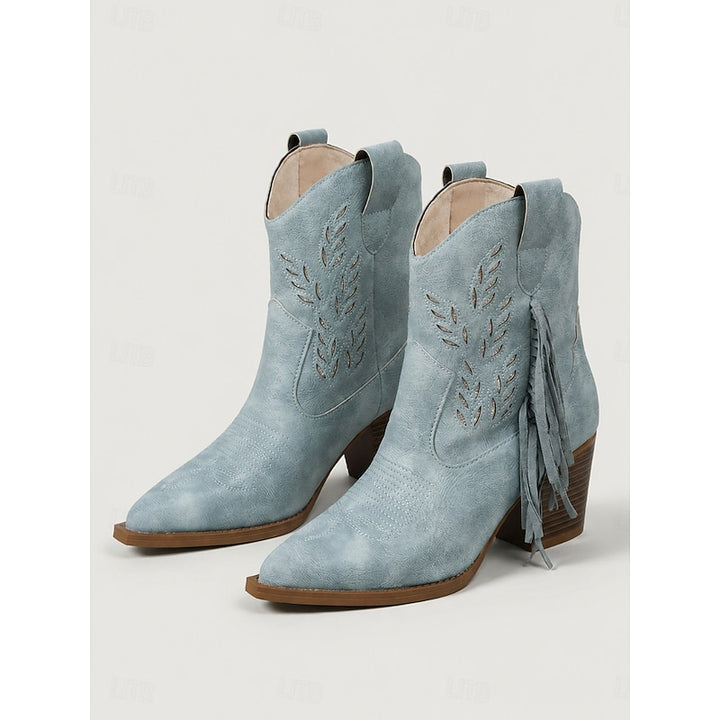 Savannah | Fringed Western Ankle Boots