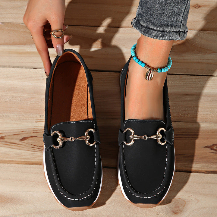 Cecily | Buckle-Detail Platform Loafers