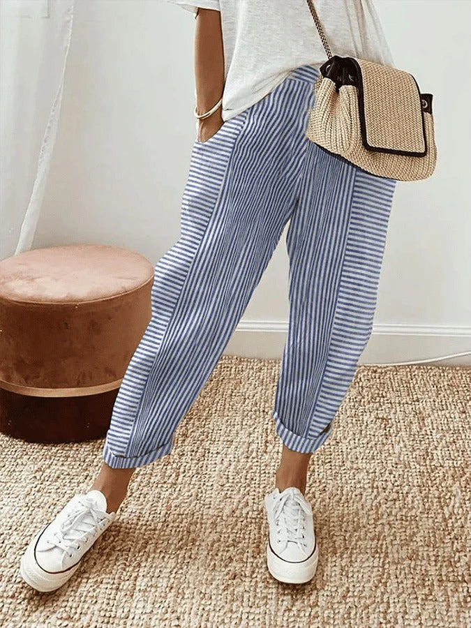 Kate | Striped Pants