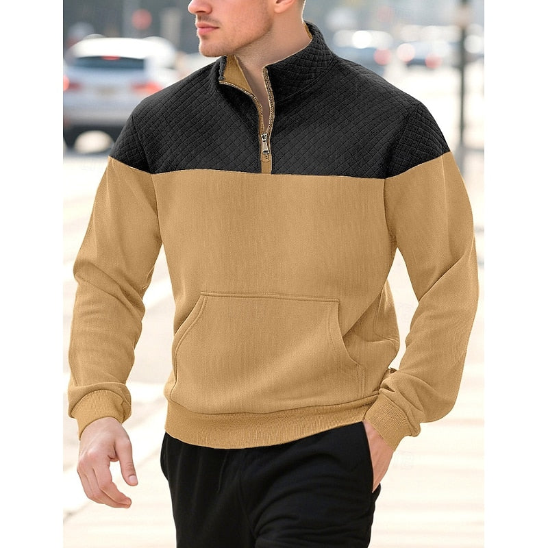 Chester | Quarter-Zip Colour Block Pullover