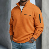 Preston | Textured Quarter-Zip Pullover