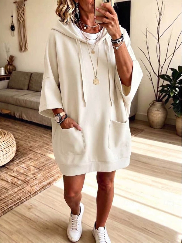 Suzanne | Relaxed Hooded Dress