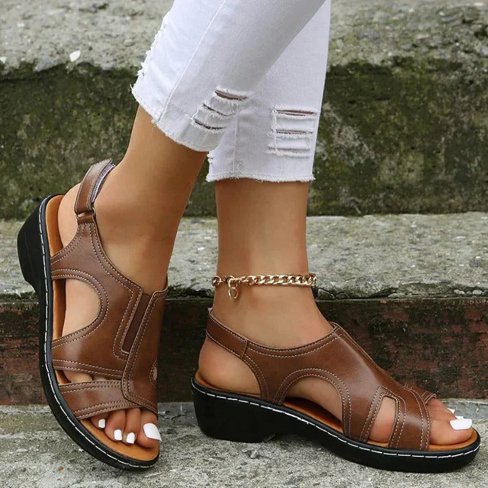 Maureen | Women's Leather Comfort Sandals